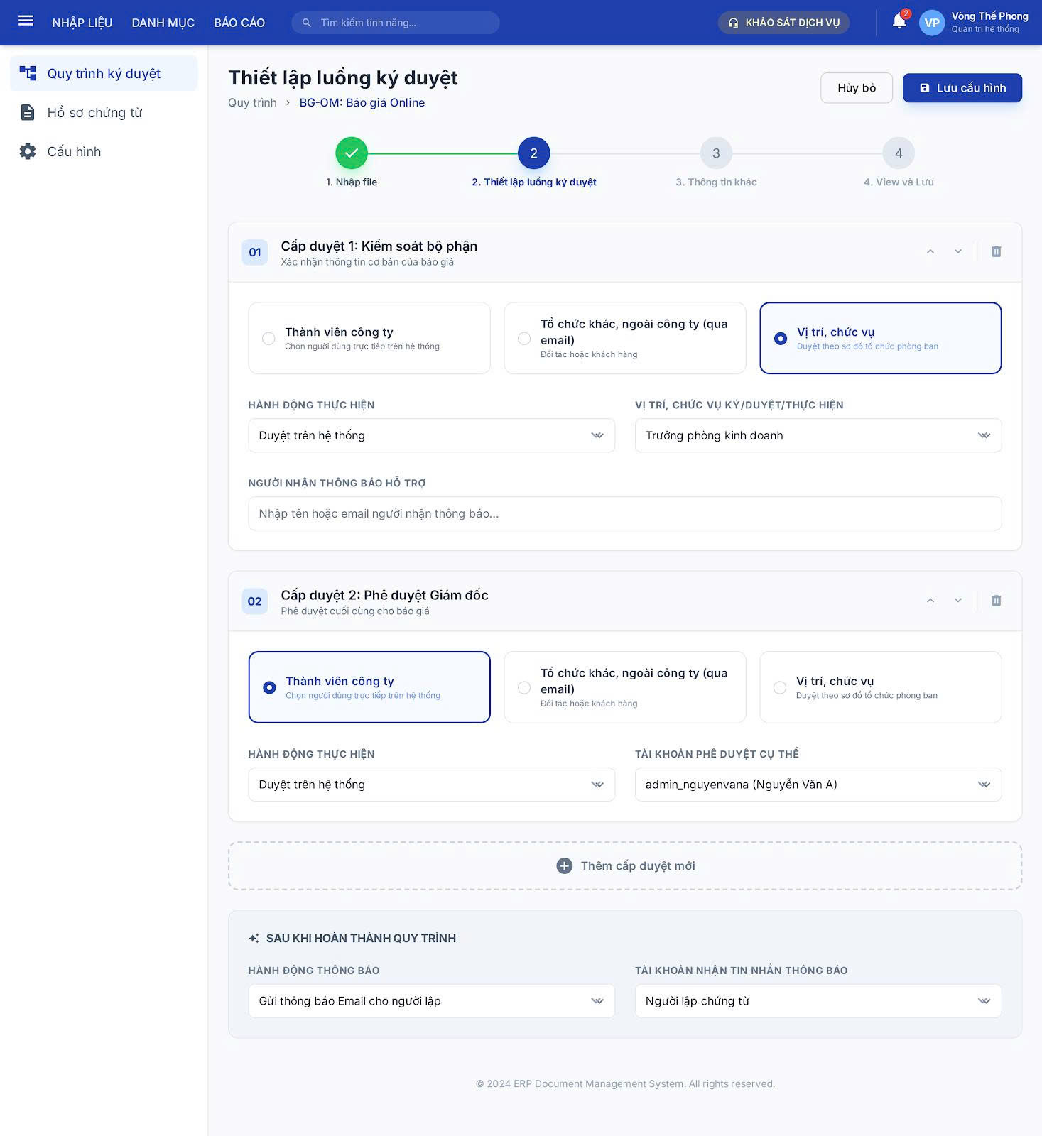 Tự động hóa vòng đời Hợp đồng